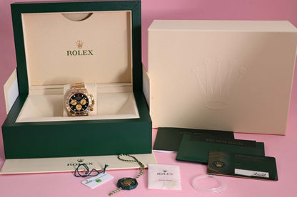 Rolex Daytona Gelbgold 116508 - Full Set - Black Dial - Like NEW 2022
