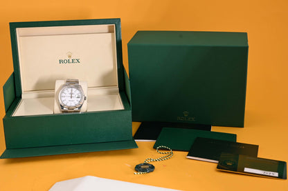 Rolex Datejust 41 - 126334 - White Dial - Full Set
