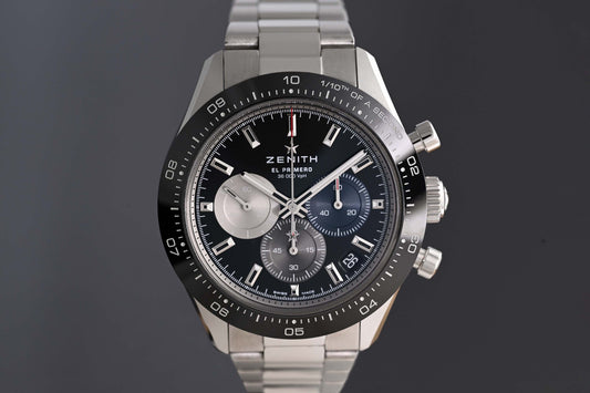 Zenith Chronomaster Sport Steel - Black Dial - Full Set