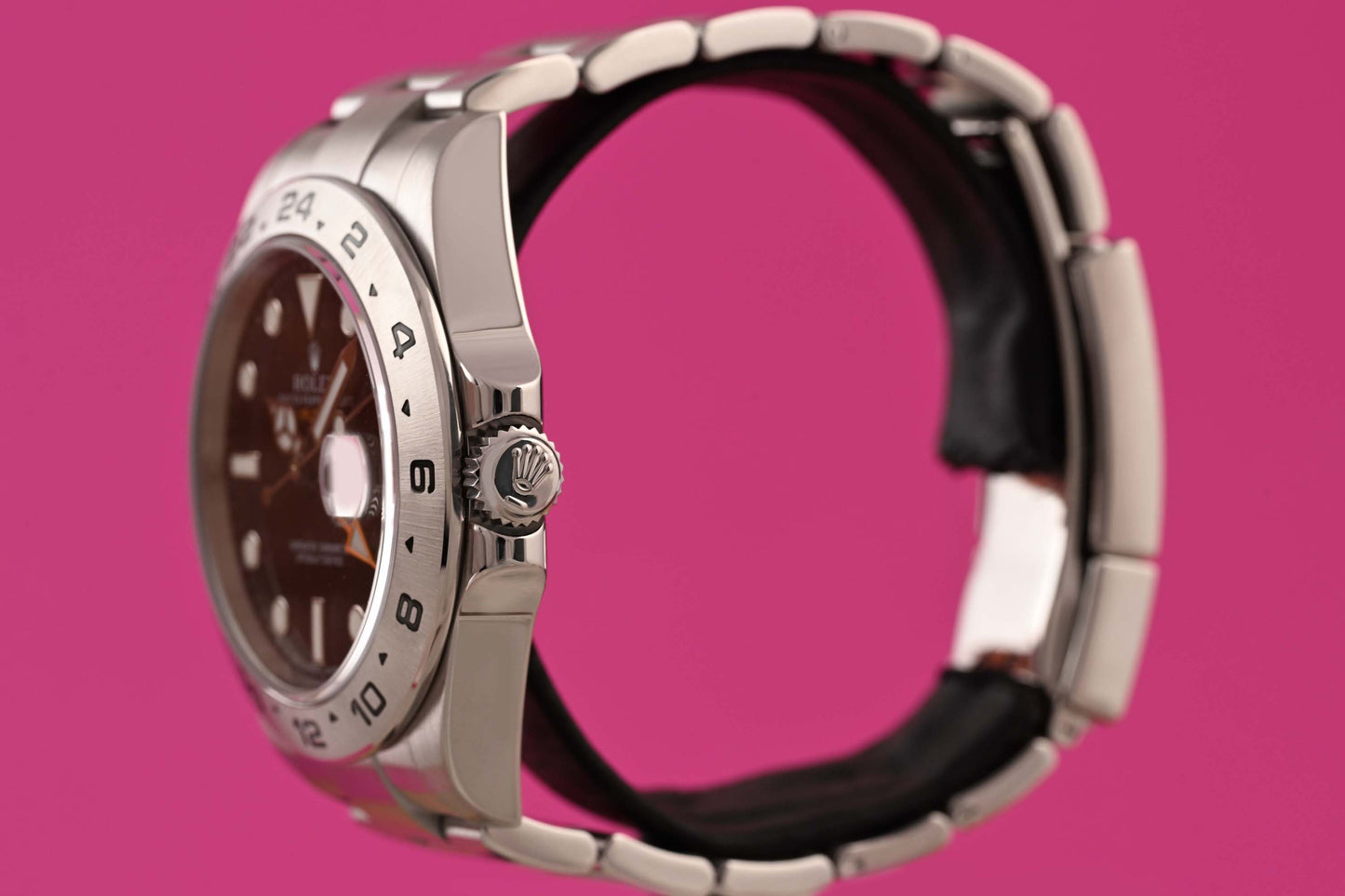 Rolex Explorer II 216570 - Full Set - Black Dial - LC 100