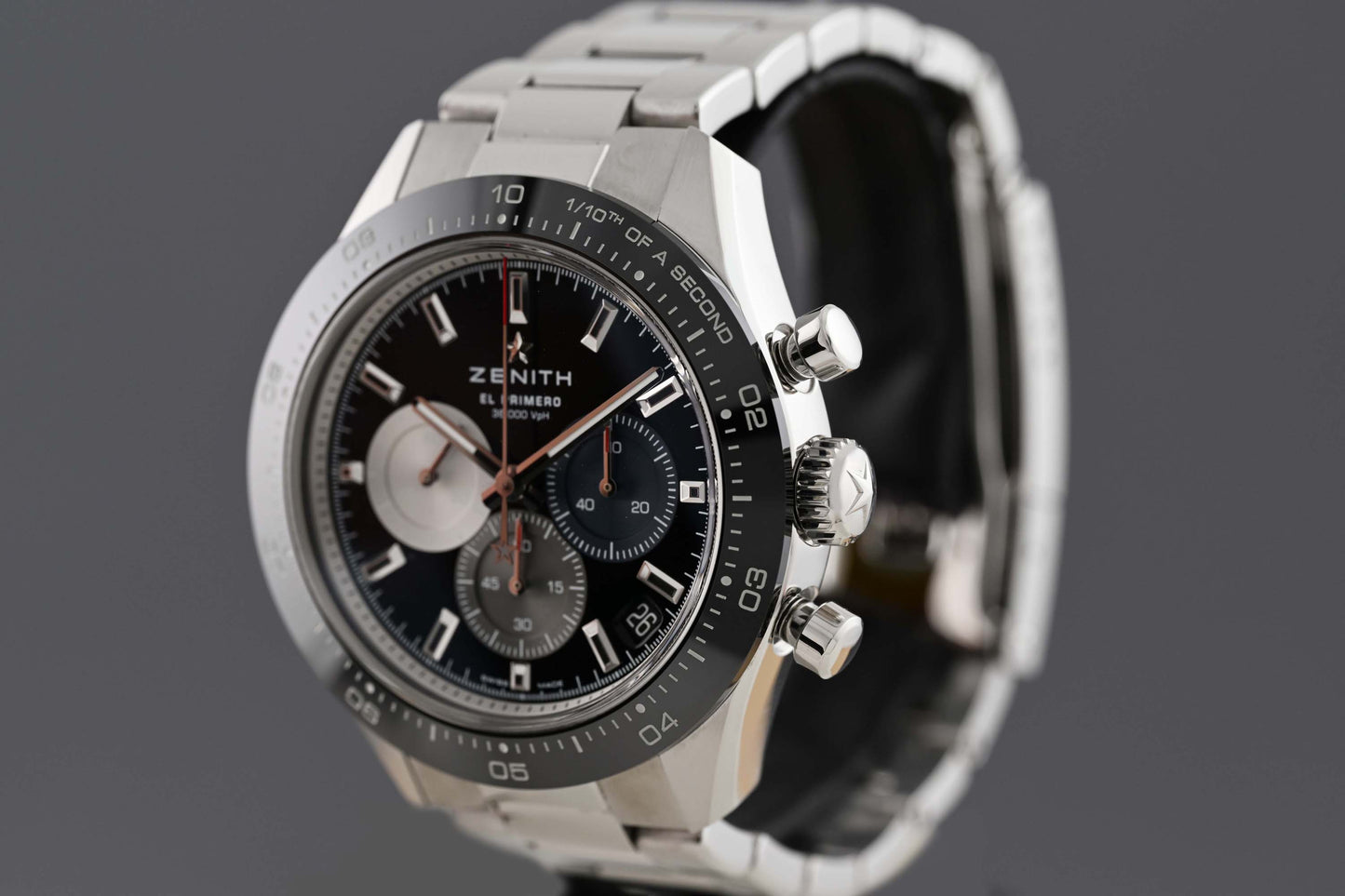 Zenith Chronomaster Sport Steel - Black Dial - Full Set