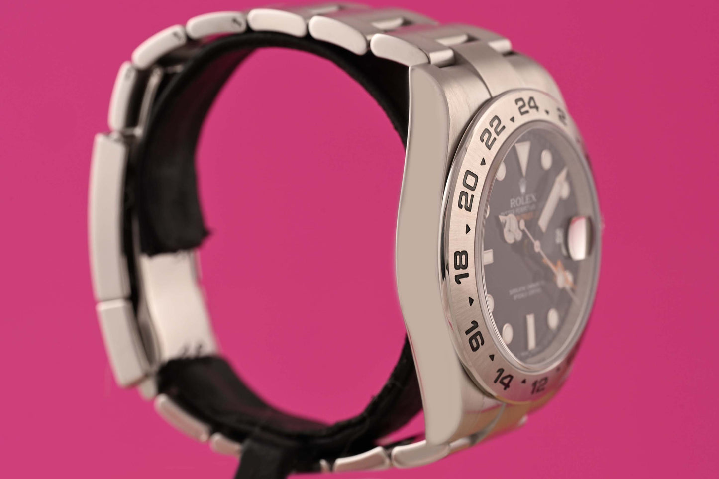 Rolex Explorer II 216570 - Full Set - Black Dial - LC 100