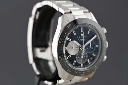 Zenith Chronomaster Sport Steel - Black Dial - Full Set