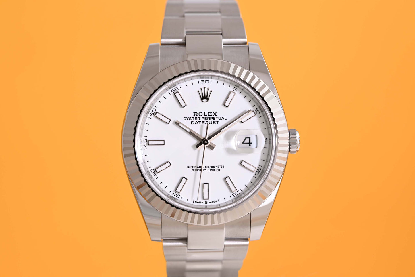 Rolex Datejust 41 - 126334 - White Dial - Full Set