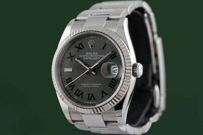 Rolex Oyster Perpetual Datejust 126234 - Full Set - Wimbledon Dial