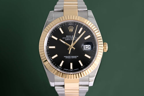 Rolex Datejust 41 - 126333 - Black Dial - Full Set - LC100