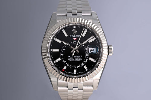 Rolex Sky-Dweller 326934 - Full Set - Black Dial