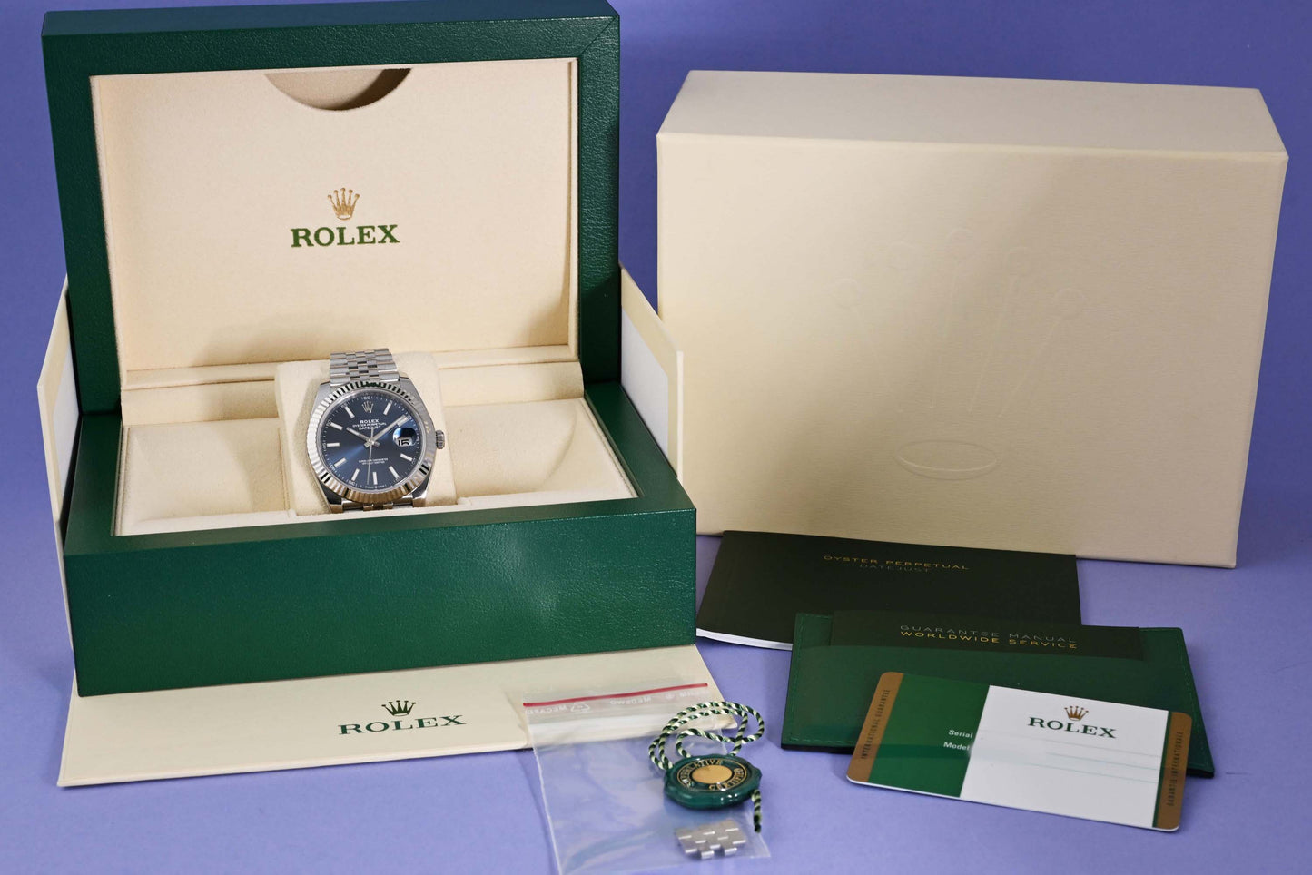 Rolex Datejust 41 - 126334 Blue Dial - Full Set