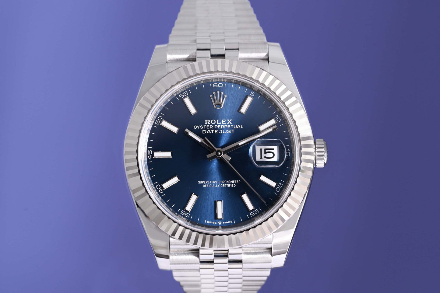 Rolex Datejust 41 - 126334 Blue Dial - Full Set