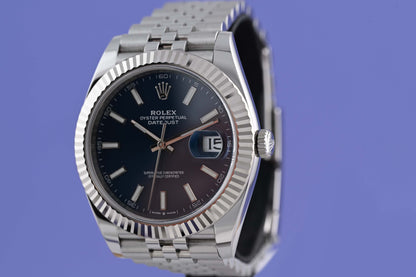 Rolex Datejust 41 - 126334 Blue Dial - Full Set