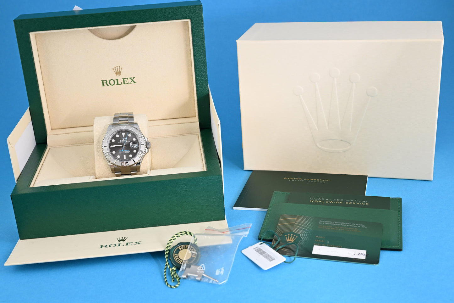 Rolex Yacht-Master 126622 Rhodium Dial - Full Set