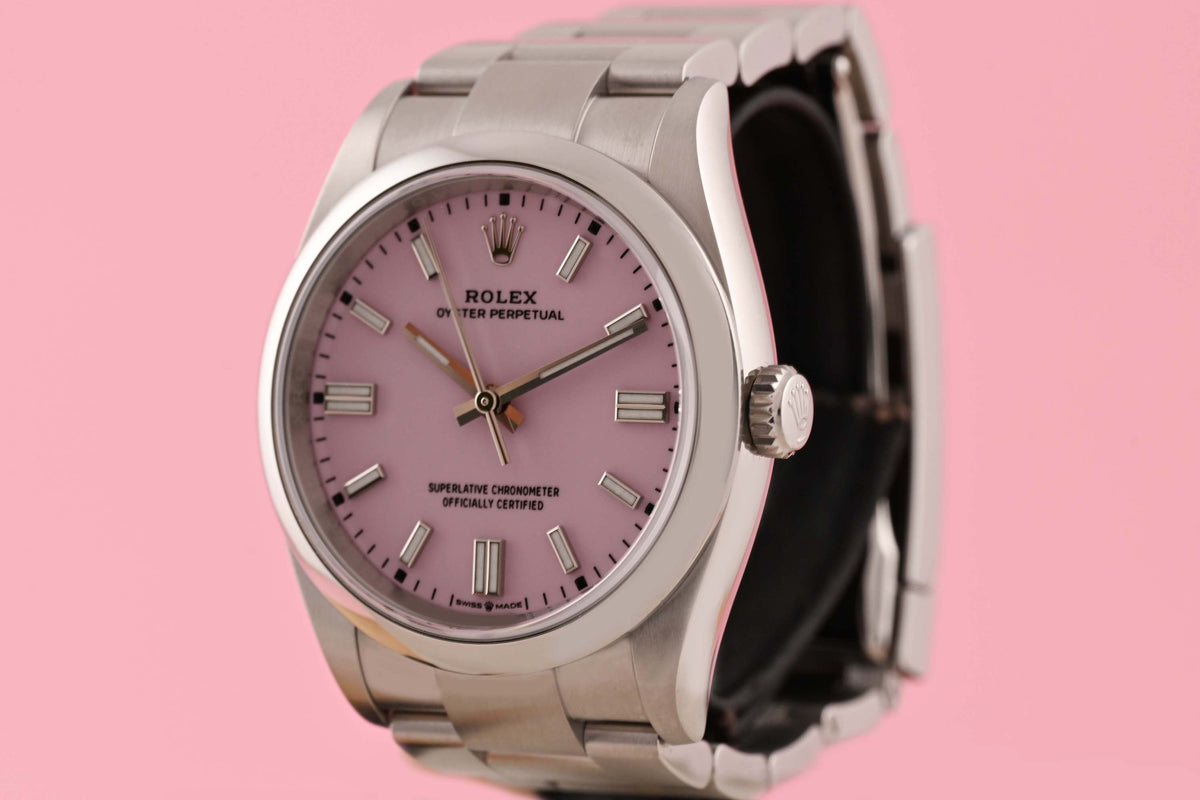 Rolex Oyster Perpetual 36mm 126000 - Full Set - Candy Pink - NEW 2026