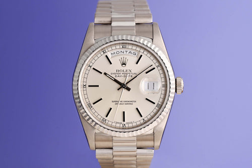 Day Date Weißgold 18239 - Full Set
