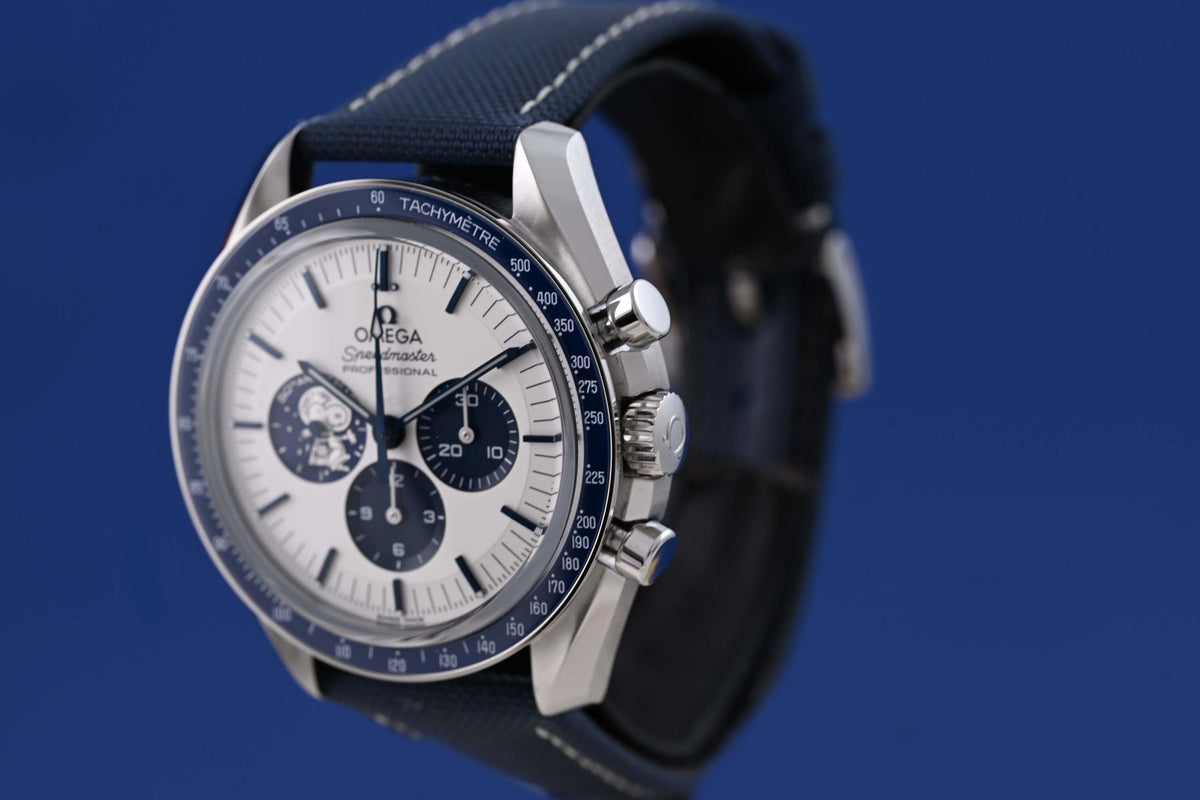 Omega Speedmaster 'Silver Snoopy Award' 50th Anniversary - Full Set - NEW 2026