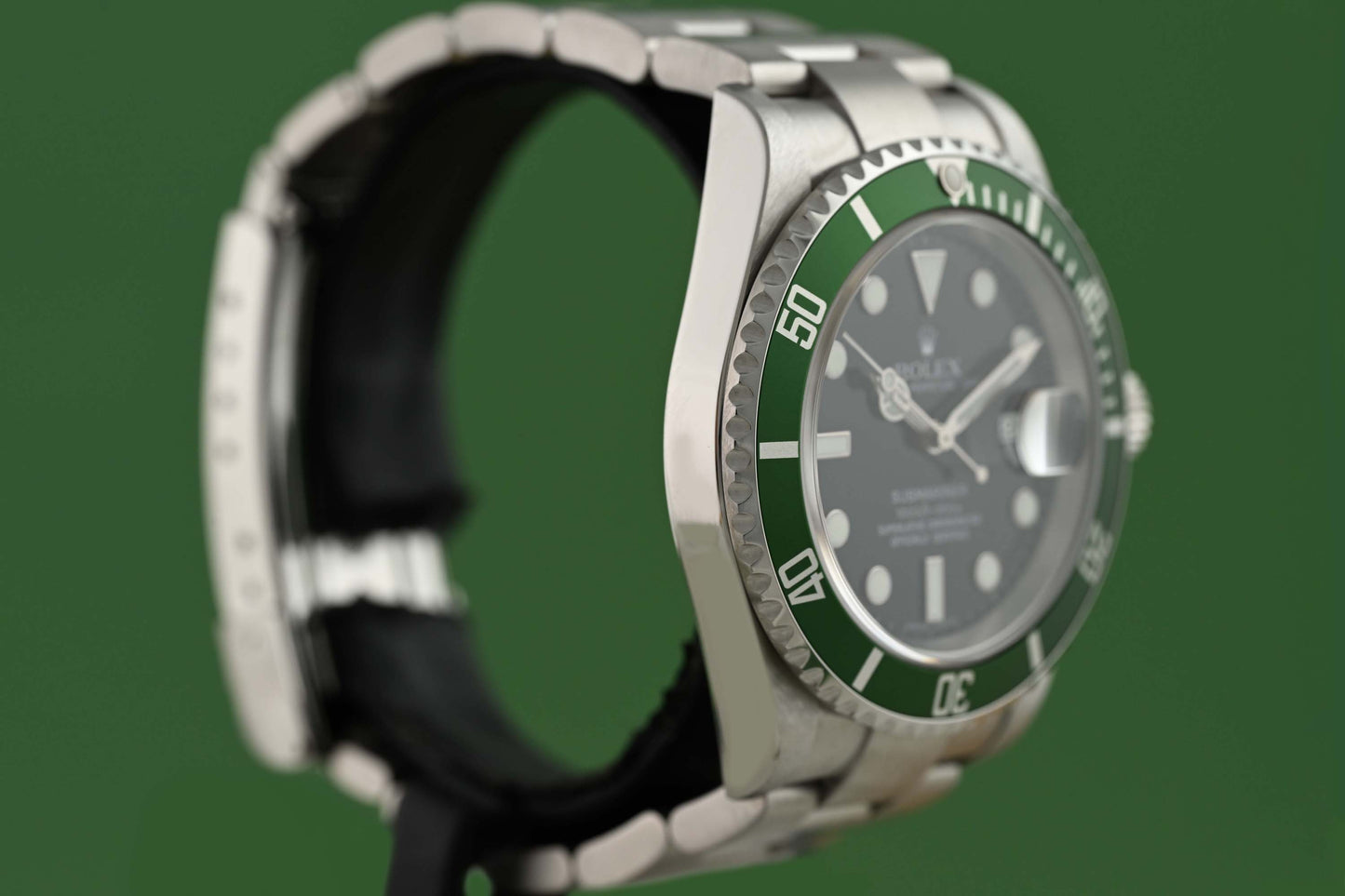 Rolex Submariner 16610LV - Full Set - Kermit - near N.O.S.