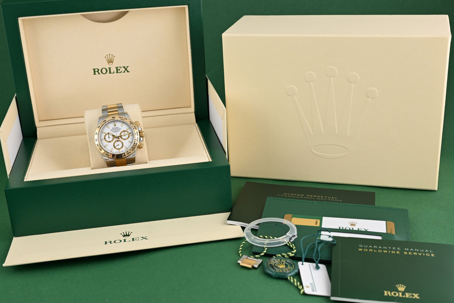 Rolex Daytona 116503 - Full Set - White Dial - LC100