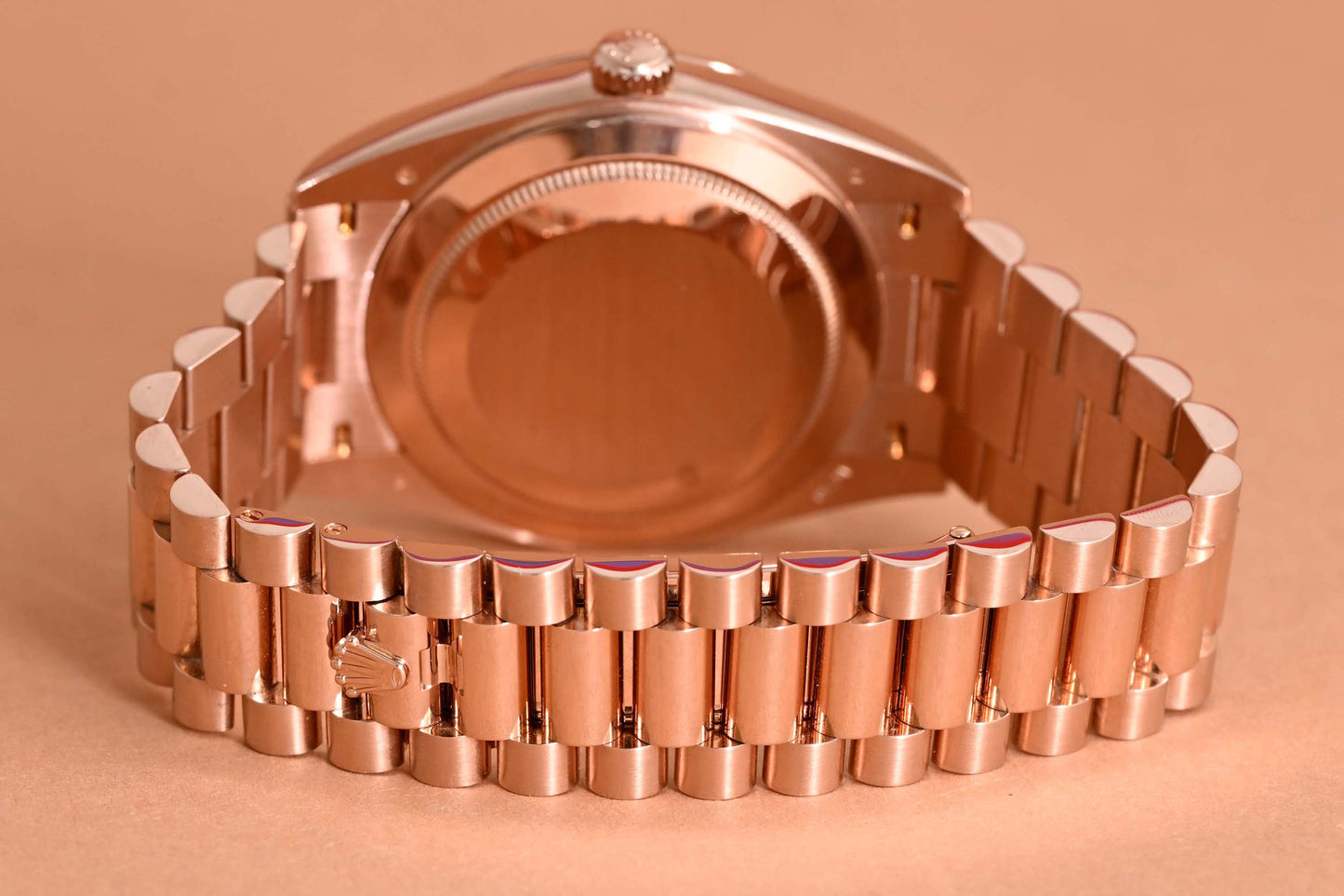 Rolex Day Date 40 Roségold 228235 - Full Set - Chocolate Motif Dial