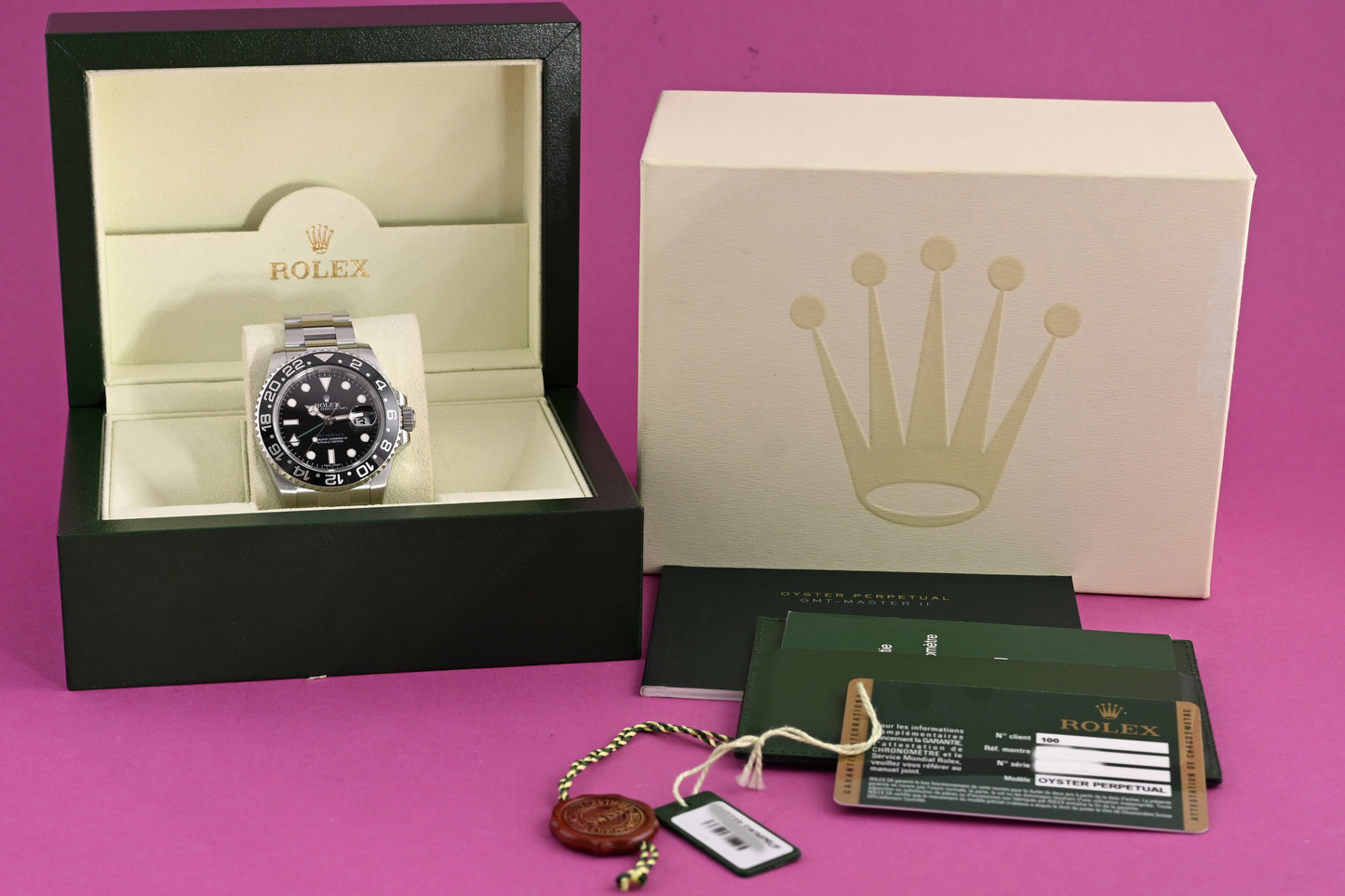 Rolex GMT Master II 116710LN - Full Set - LC100
