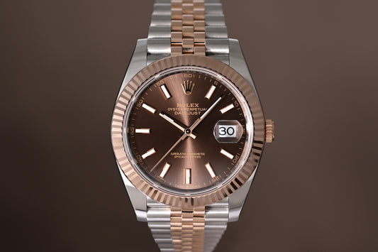 Rolex Datejust 41 - 126331 - Full Set - Brown Dial