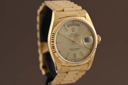 Rolex Day Date 36mm Gelbgold 18038 - 18k Yellow Gold - Full Set