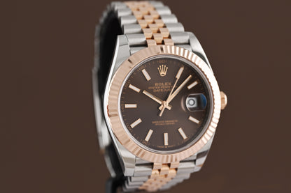 Rolex Datejust 41 - 126331 - Full Set - Brown Dial