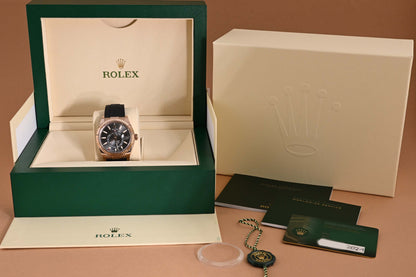 Rolex Sky-Dweller Rose Gold - Rhodium Dial - 326235 - Full Set