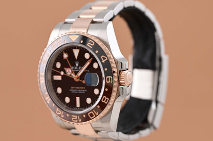 Rolex GMT Master II Rootbeer Stahl/Roségold - 126711CHNR - Full Set
