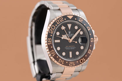 Rolex GMT Master II Rootbeer Stahl/Roségold - 126711CHNR - Full Set