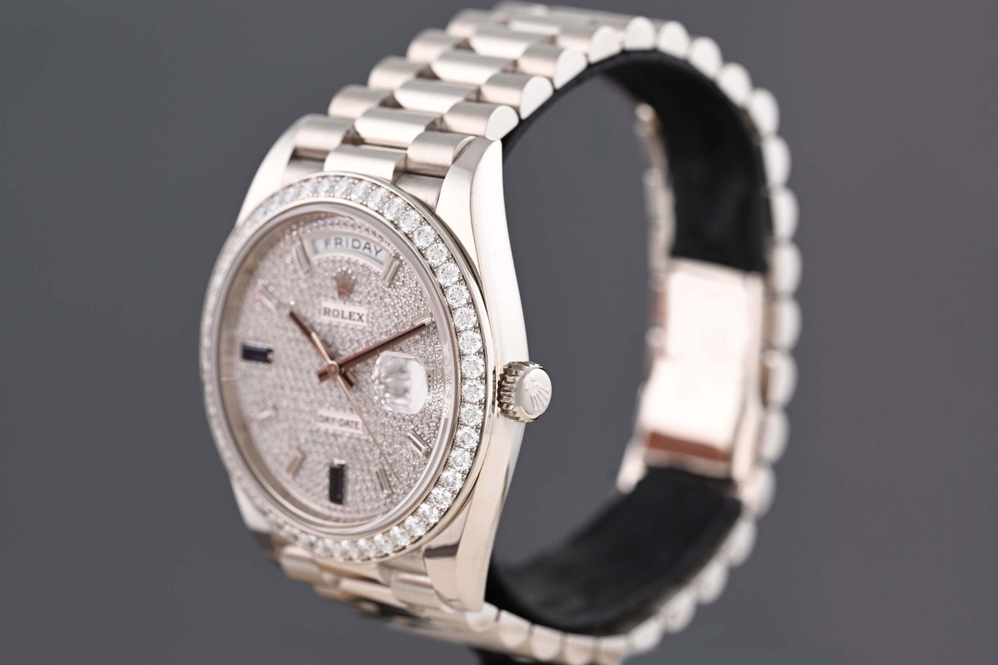 Rolex Day Date 40 228349RBR - Pave - Full Set