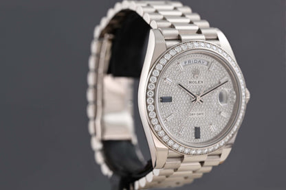 Rolex Day Date 40 228349RBR - Pave - Full Set