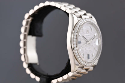 Rolex Day Date 40 228349RBR - Pave - Full Set