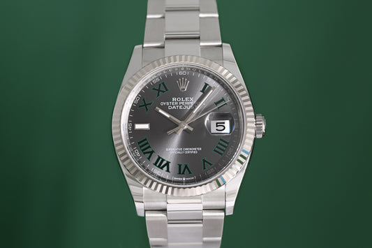 Rolex Oyster Perpetual Datejust 126234 - Full Set - Wimbledon Dial - NEW 2025