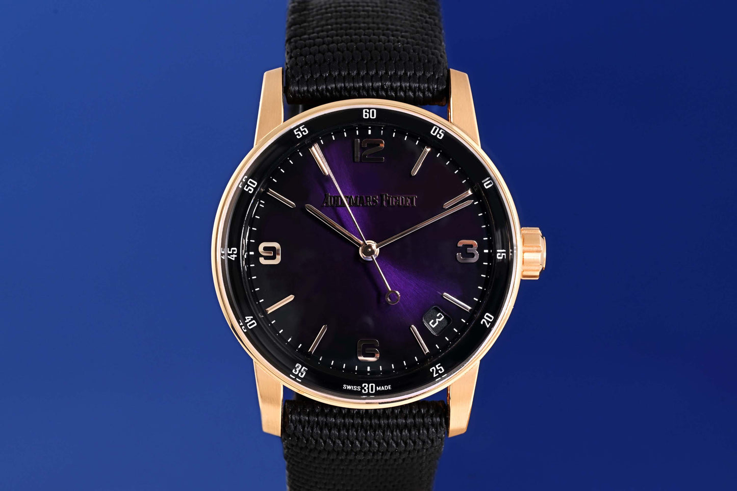 Audemars Piguet Code 11.59 Purple 18k Roségold - Full Set