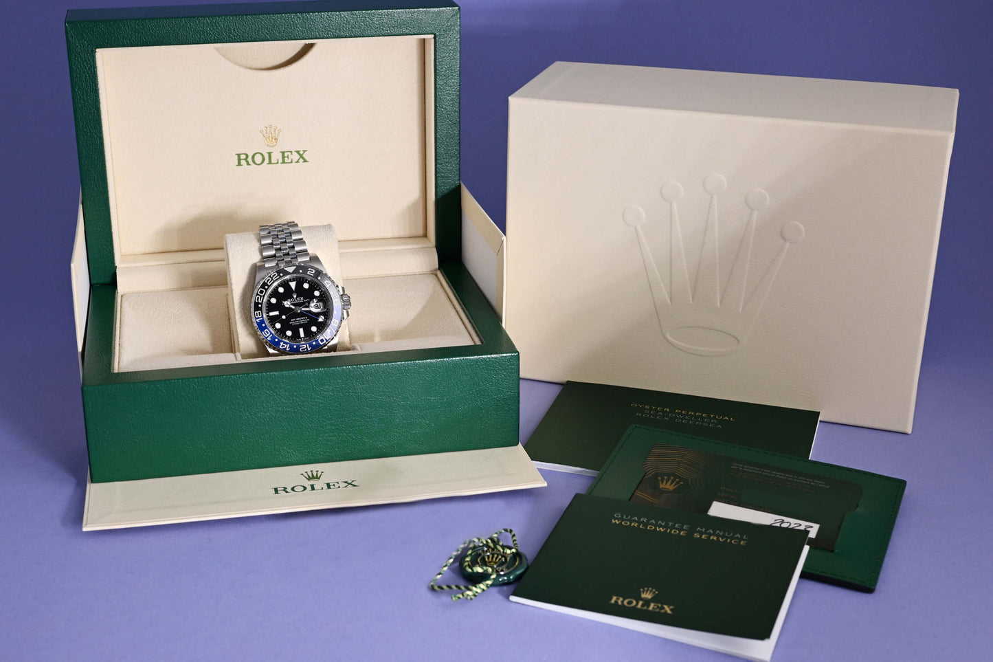 Rolex GMT Master II Batgirl 126710BLNR - Full Set - NEW