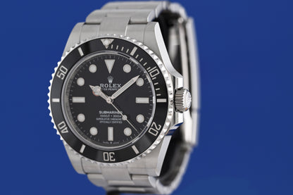 Rolex Submariner No Date 124060 - Full Set - NEW