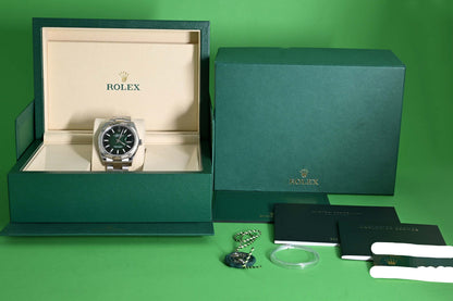 Rolex Datejust 41 - 126334 - Green Ombre Dial - Full Set - NEW