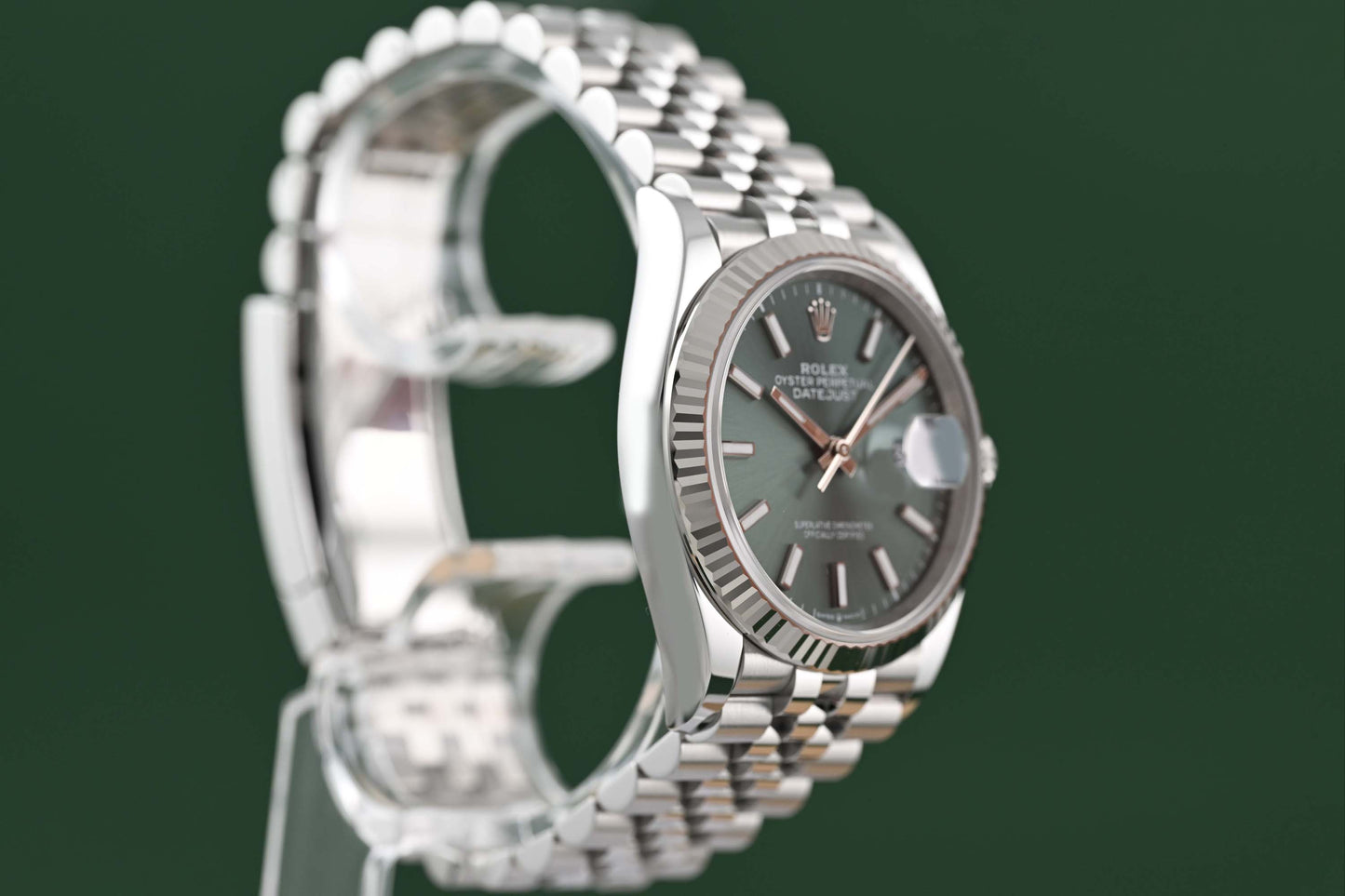 Rolex Oyster Perpetual Datejust 126234 - Full Set - Green Dial - NEW 2025