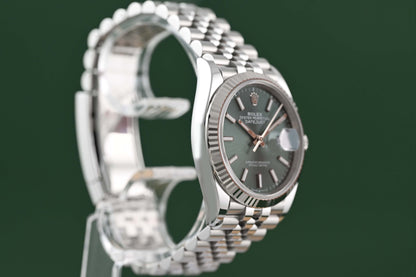 Rolex Oyster Perpetual Datejust 126234 - Full Set - Green Dial - NEW 2025