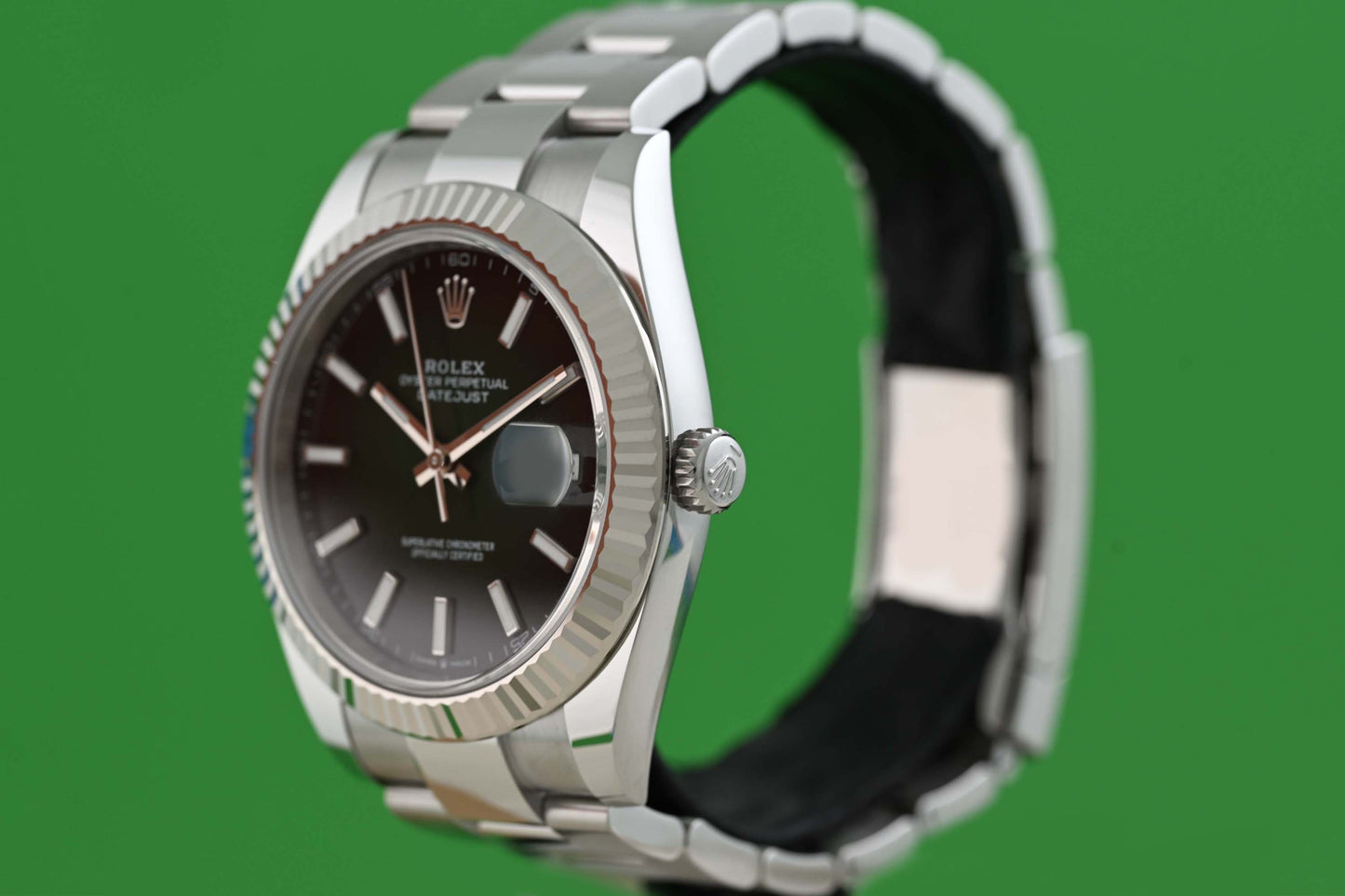 Rolex Datejust 41 - 126334 - Green Ombre Dial - Full Set - NEW