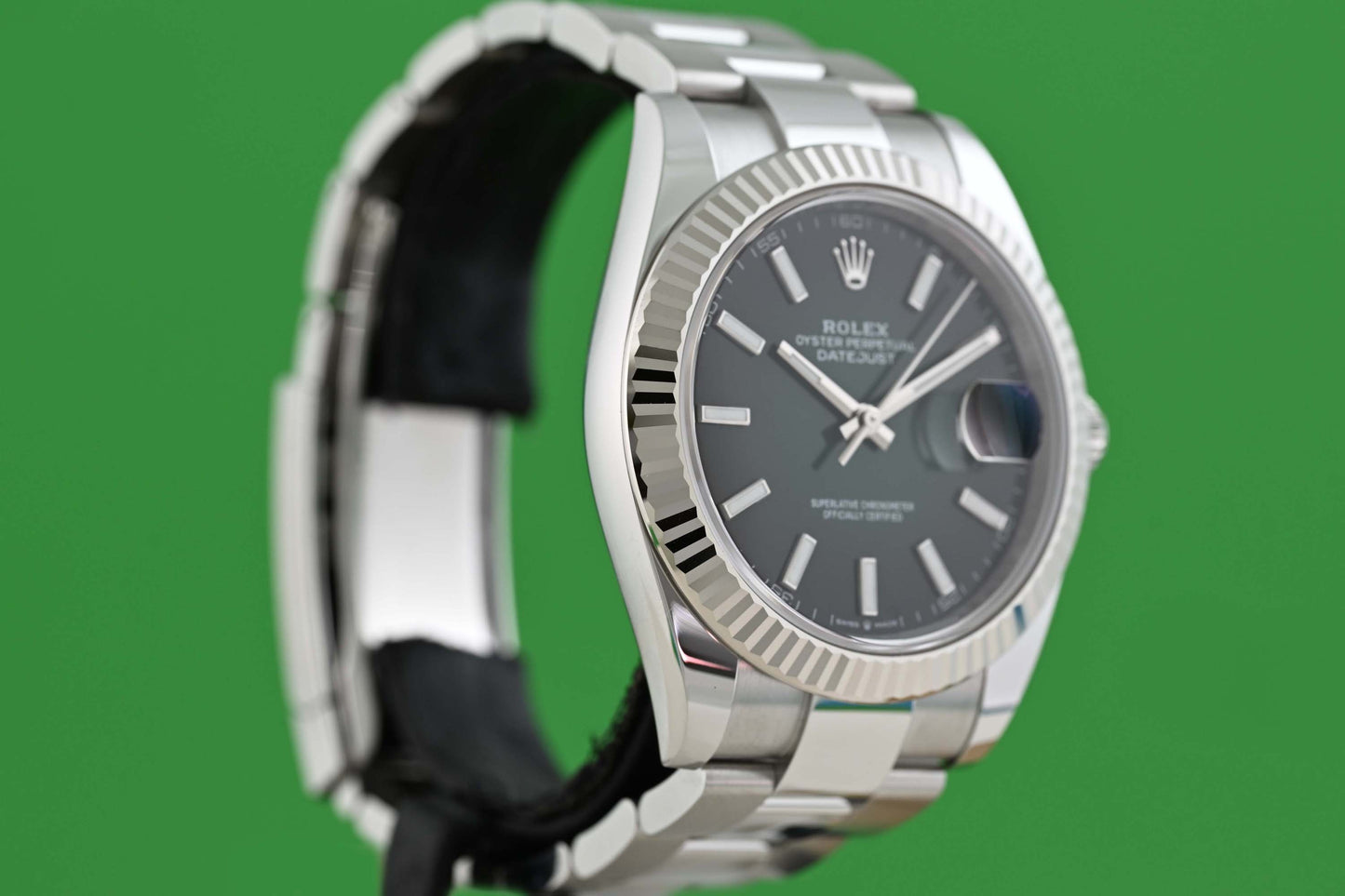 Rolex Datejust 41 - 126334 - Green Ombre Dial - Full Set - NEW