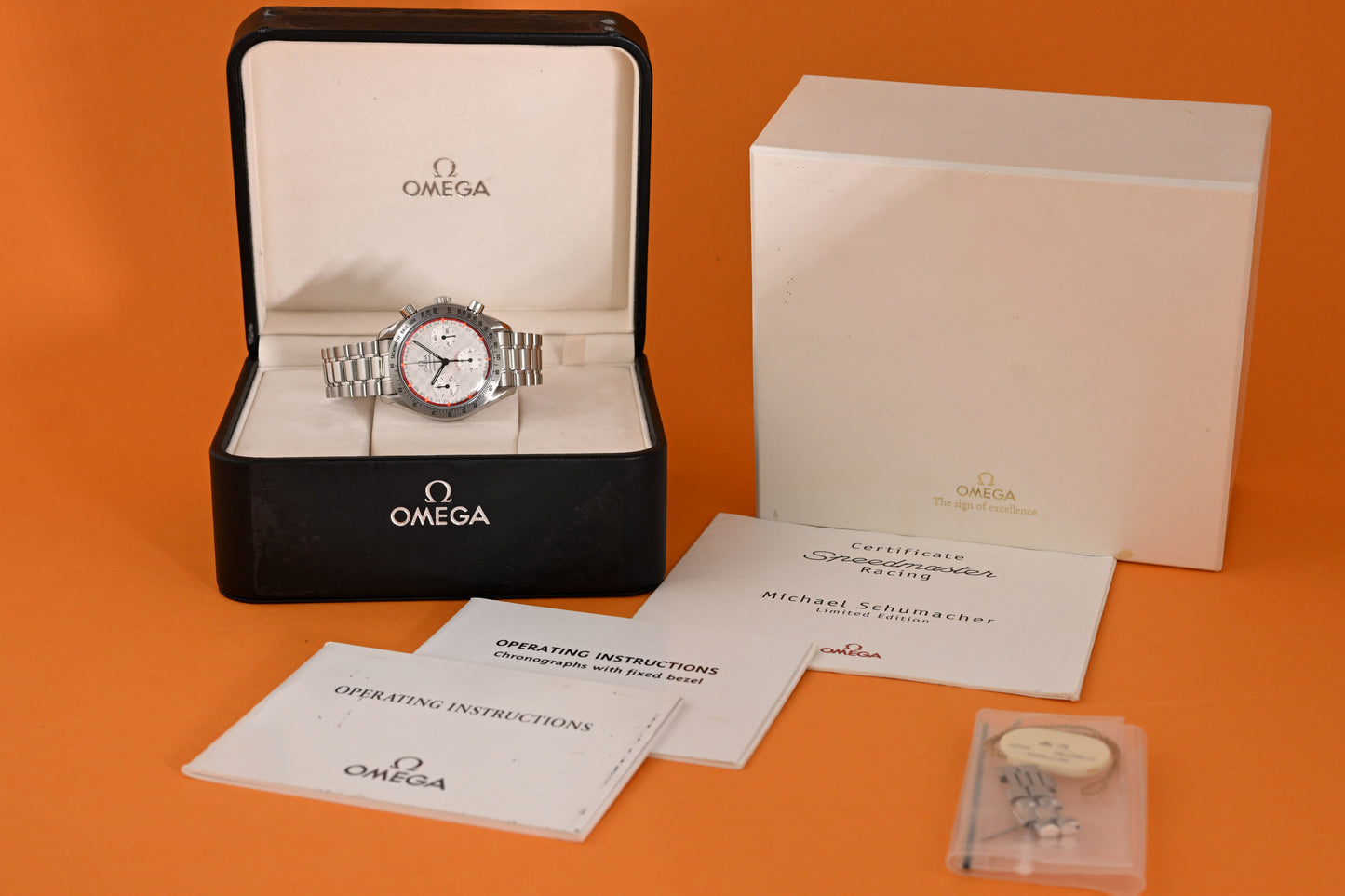 Omega Speedmaster Racing "Michael Schumacher" Limited Edition - Full Set
