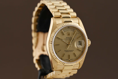 Rolex Day Date 36mm Gelbgold 18038 - 18k Yellow Gold - Full Set