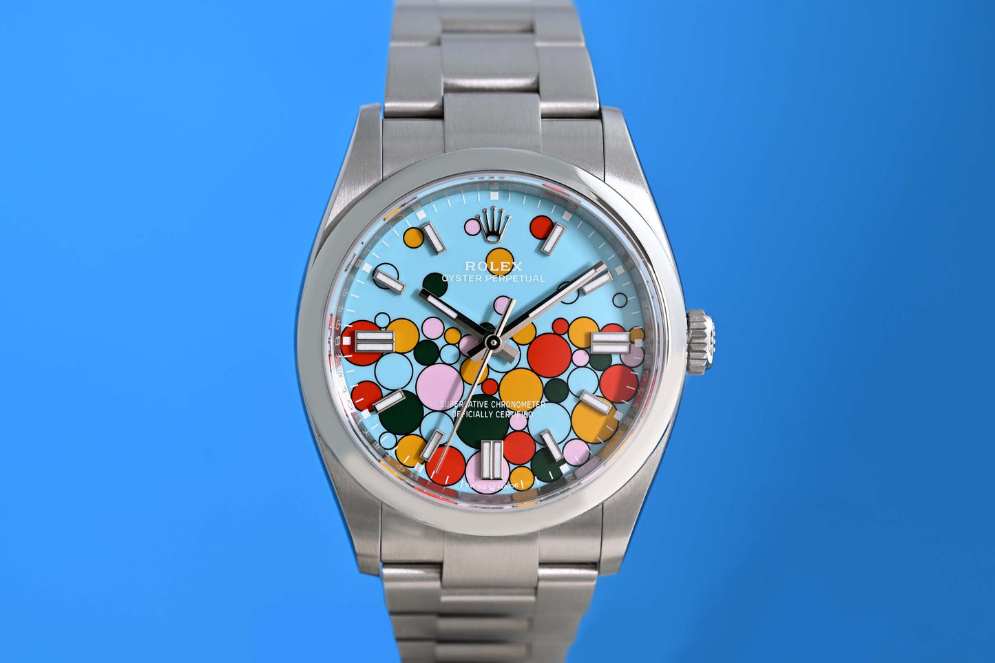 Rolex Oyster Perpetual 36 mm 126000 - Full Set - Celebration Dial - Like NEW