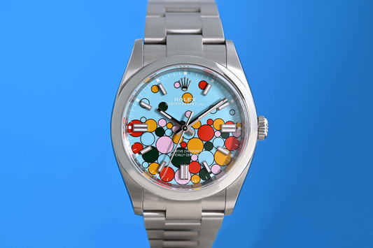 Rolex Oyster Perpetual 36 mm 126000 - Full Set - Celebration Dial