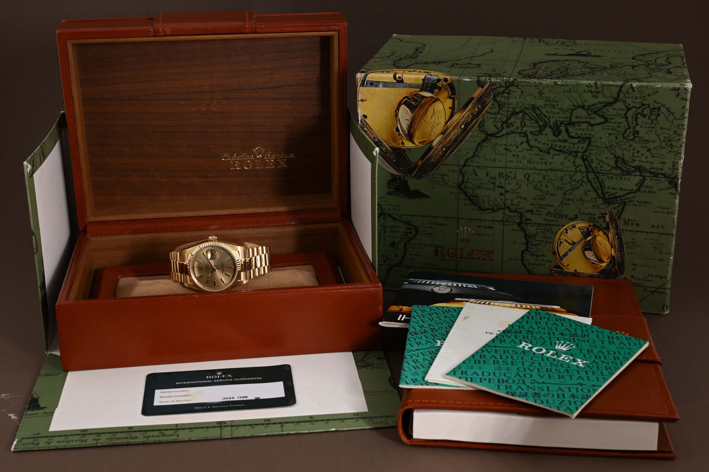 Rolex Day Date 36mm Gelbgold 18038 - 18k Yellow Gold - Full Set