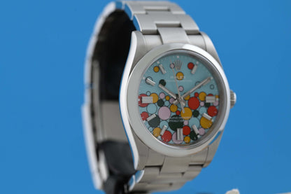 Rolex Oyster Perpetual 36 mm 126000 - Full Set - Celebration Dial - Like NEW
