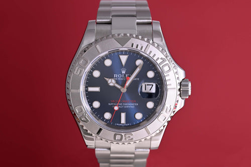 Rolex Yacht-Master 116622 - Blue Dial - Full Set - LC100