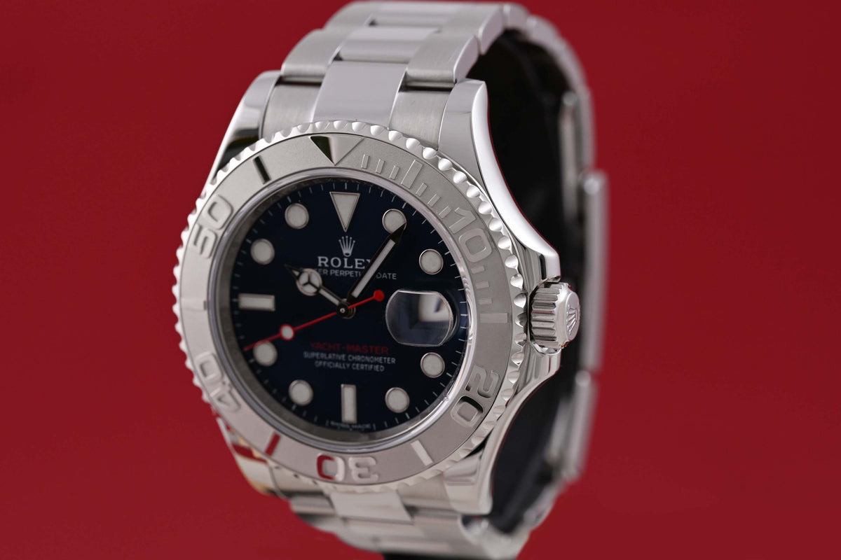 Rolex Yacht-Master 116622 - Blue Dial - Full Set - LC100