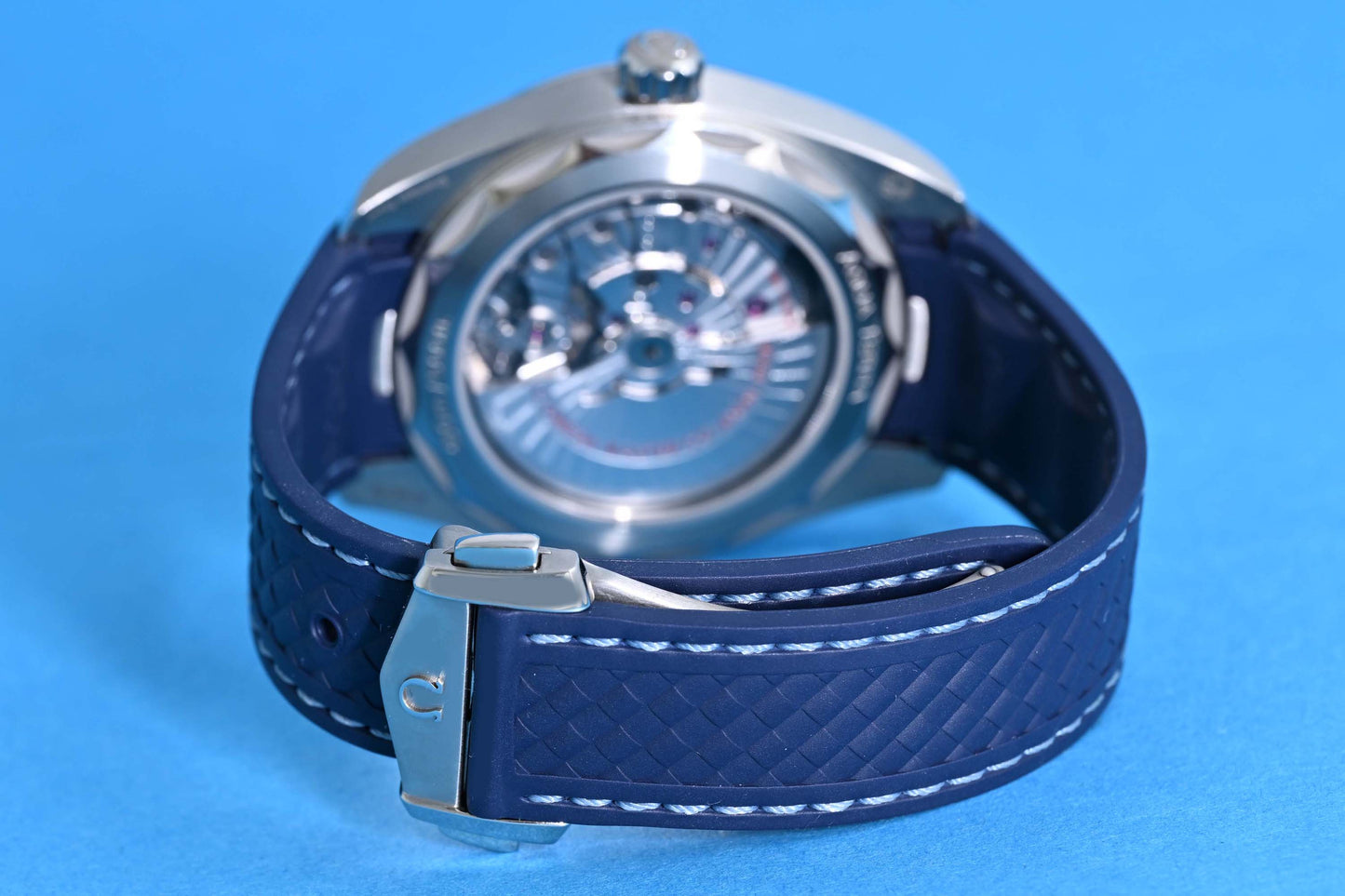 OMEGA Seamaster Aqua Terra Automatic Blue Dial - Worldtimer - Full Set - Like NEW