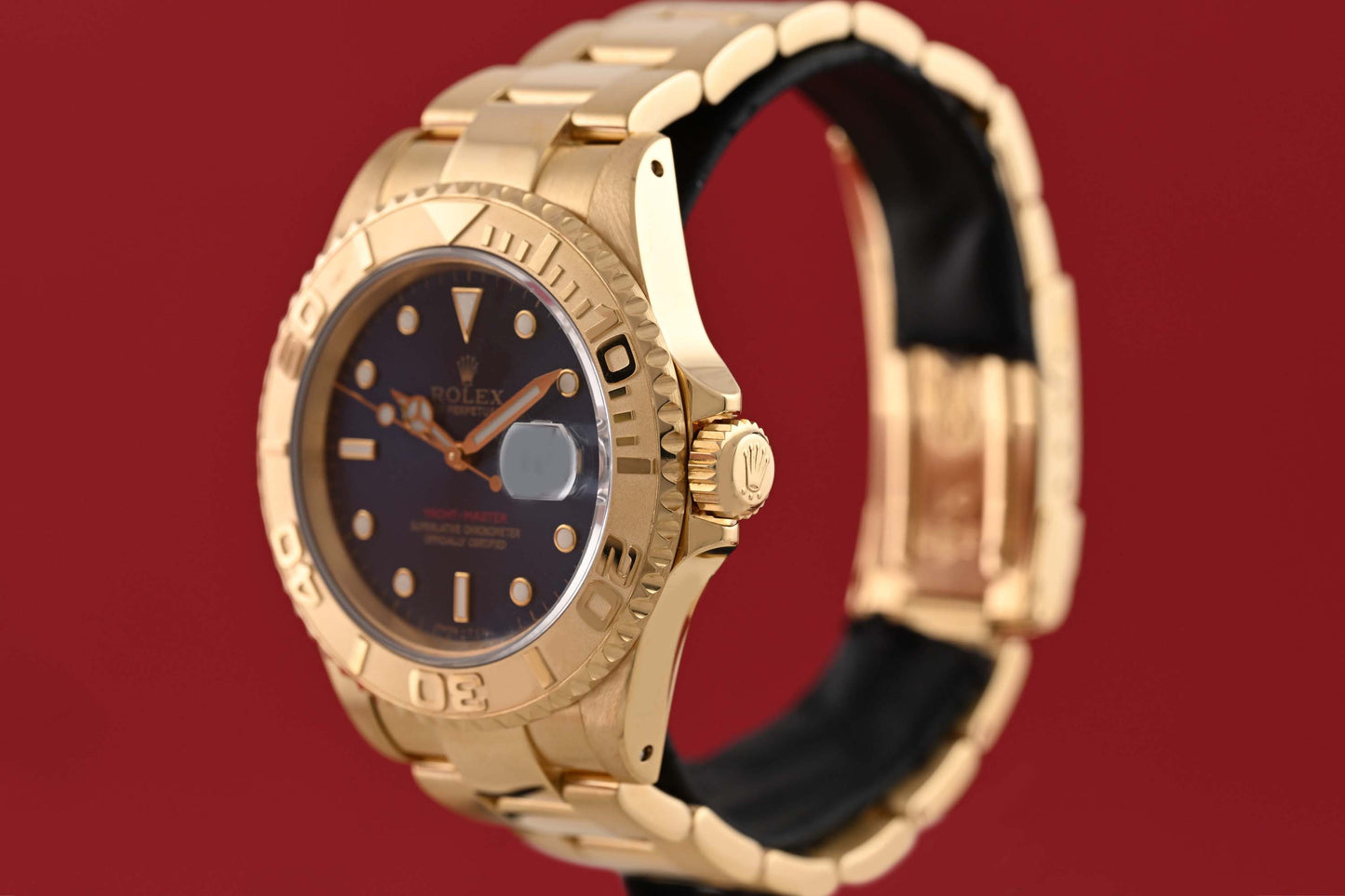 Rolex Yacht-Master 16628 - 18k Yellow Gold - Blue Dial
